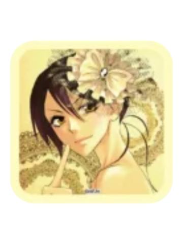 鲇泽美咲B-三月兽CAFE方形徽章