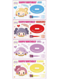 “Happy Pri birthday“2019年4&5月蛋糕造型立牌