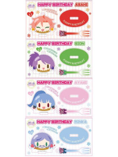 “Happy Pri birthday“2019年1月蛋糕造型立牌