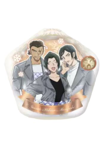 多人-雪落金辉系列异形徽章