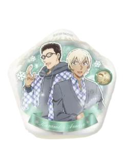 安室透&风见裕也-雪落金辉系列异形徽章