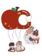 瑠&理有C（隐藏款）-苹果布丁系列钥匙扣