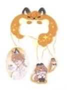 瑠-苹果布丁系列钥匙扣