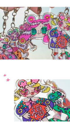 都会少女系列钥匙扣-资料图