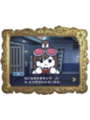 宝月茜-领结猫联动名场面冰箱贴