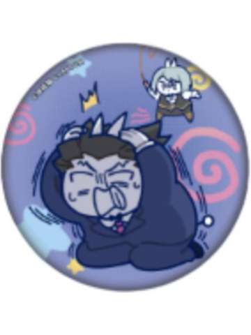 成步堂龙一＆狩魔冥-领结猫联动玩法吧唧