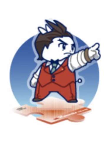 王泥喜法介-领结猫联动拼图立牌