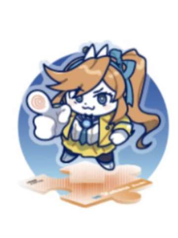 希月心音-领结猫联动拼图立牌