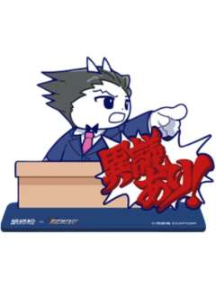 成步堂龙一-领结猫联动手写立牌