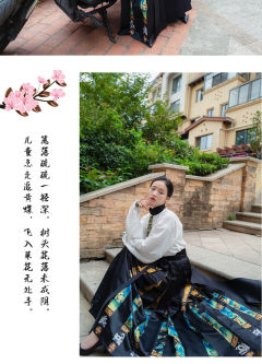 暗褶马面弓袋袖-资料图