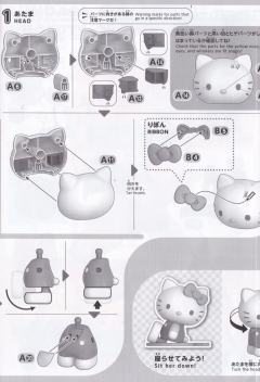 SD CS Hello Kitty 夏亚·阿兹纳布尔 扎古II 配色-资料图