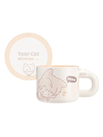 夏以昼马克杯-猫很想你系列