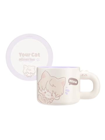 沈星回马克杯-猫很想你系列