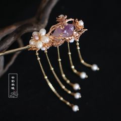 紫色步摇-资料图