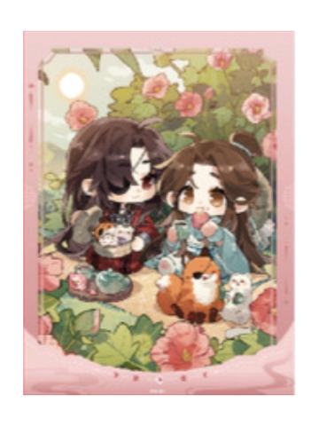 花城&谢怜(霜降)拍立得-节气之秋 冬系列