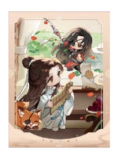 花城&谢怜(小满)拍立得-节气之秋 冬系列