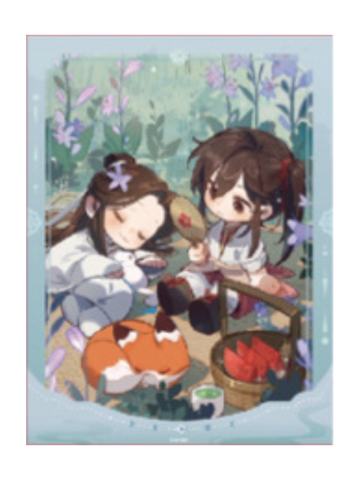 花城&谢怜(处暑)拍立得-节气之秋 冬系列