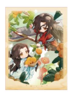 花城&谢怜(立夏)拍立得-节气之秋 冬系列