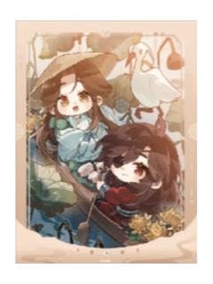 花城&谢怜(寒露)拍立得-节气之秋 冬系列