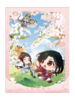 花城&谢怜(春分)拍立得-节气之秋 冬系列