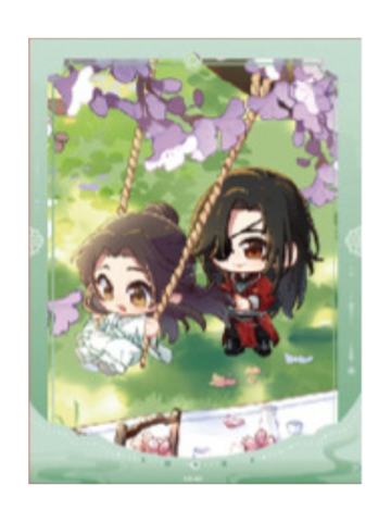 花城&谢怜(清明)拍立得-节气之秋 冬系列