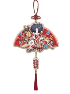 萧逸款-阖乐满堂系列亚克力扇形门挂