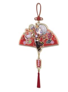 査理苏款-阖乐满堂系列亚克力扇形门挂