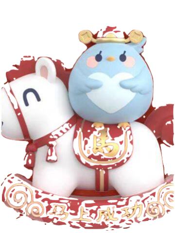 马上成功摆件-骏马载鸿系列