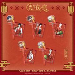 花开富贵亚克力打卡棒-骏马载鸿系列