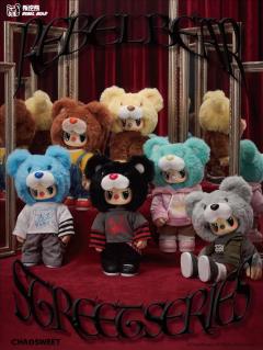 街头可动系列搪胶毛绒