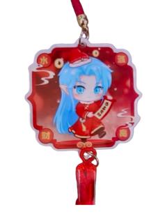 水帝挂件(看东方2026新年199盲盒随机开出)-看东方默水玲珑新年云母挂牌