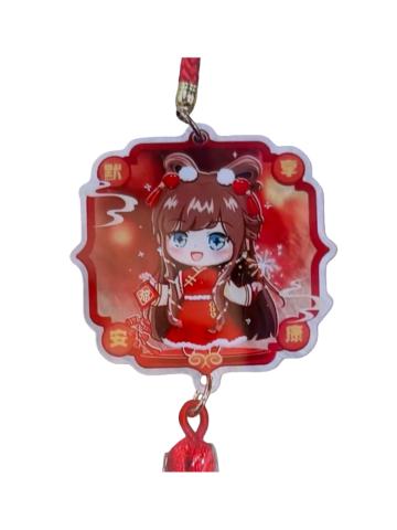 缔默挂件(看东方2026新年199盲盒随机开出)-看东方默水玲珑新年云母挂牌