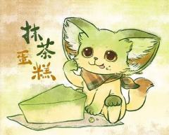 坐坐抹茶蛋糕-资料图