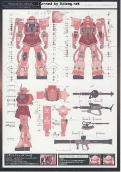 RG MS-06S 指挥官用型扎古II 夏亚・阿兹纳布尔机-资料图