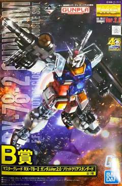 B赏 MG RX-78-2 高达 Ver.2.0 [实色透明/标准版]-资料图