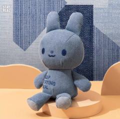 PLAN A牛仔纯真兔兔丹宁公仔（蓝色）