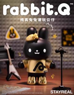 纯真兔兔公仔手办（黑金）