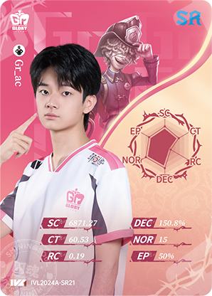 WBG_Huiyi | WBG - 第五人格赛事收藏卡IVL2024夏季赛- Huiyi - 电竞卡