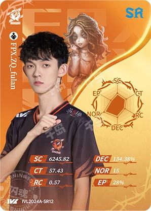 WBG_Huiyi | WBG - 第五人格赛事收藏卡IVL2024夏季赛- Huiyi - 电竞卡