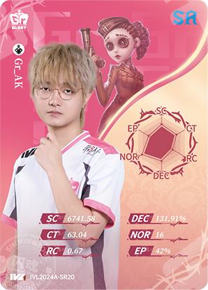 Wolves_487 | 成都Wolves - 第五人格赛事收藏卡COAⅦ - 487 - 电竞卡牌