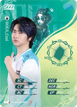 WBG_Huiyi | WBG - 第五人格赛事收藏卡IVL2024夏季赛- Huiyi - 电竞卡