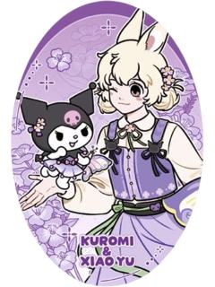 小玉＆库洛米徽章-三丽鸥联名系列