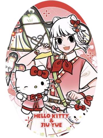 九月＆Hello Kitty徽章-三丽鸥联名系列
