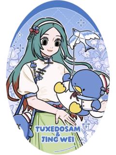 精卫＆山姆企鹅徽章-三丽鸥联名系列