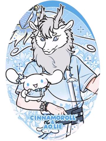 敖烈＆玉桂狗徽章-三丽鸥联名系列