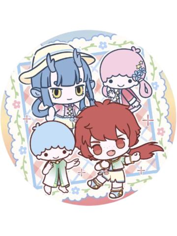 多人(隐藏款)Q版徽章-三丽鸥联名系列