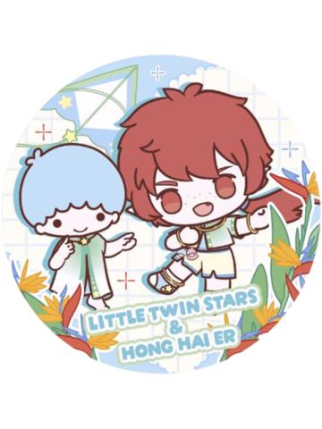 红孩儿＆kikiQ版徽章-三丽鸥联名系列