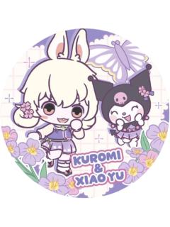 小玉＆库洛米Q版徽章-三丽鸥联名系列