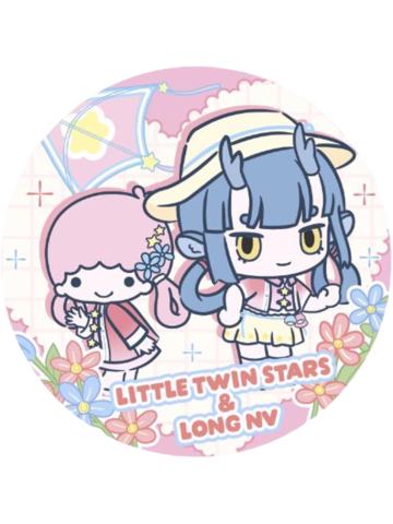 龙女＆lalaQ版徽章-三丽鸥联名系列