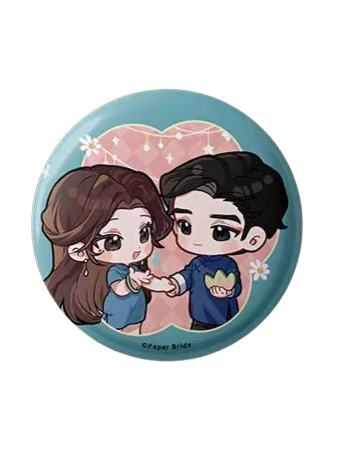 祝小红&梁少平迷你徽章-五载知音系列